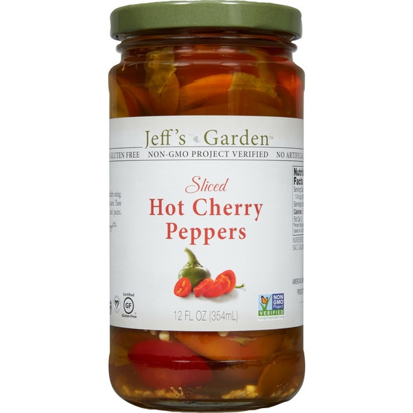 Pickled Goods & Olives Jeff's Garden Sliced Hot Cherry Peppers hero