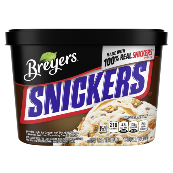 Ice Cream, Novelties & Ice Breyers Light Ice Cream SNICKERS® hero