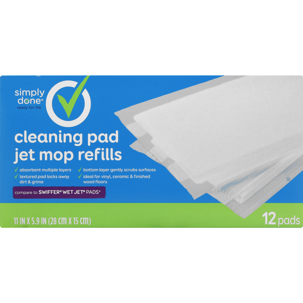 Simply Done Jet Mop Refills, Cleaning Pad hero