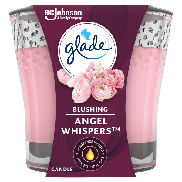 Air Fresheners & Candles Glade Jar Scented Candle Air Freshener, Angel Whispers, Infused with Essential Oils hero