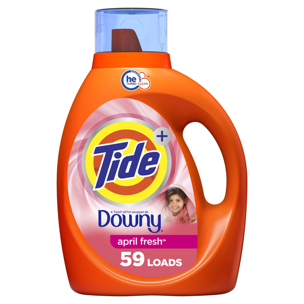 Tide Liquid Laundry Detergent with a Touch of Downy, April Fresh hero