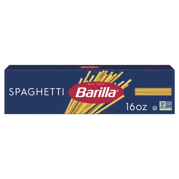 Dry Pasta Barilla Spaghetti - Non-GMO Pasta Made with Durum Wheat Semolina & Kosher Certified hero