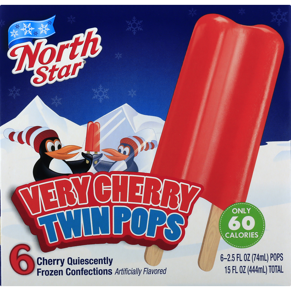 Ice Cream & Ice North Star Twin Pops, Very Cherry hero