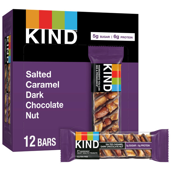 Energy & Granola Bars KIND Salted Caramel & Dark Chocolate Nut hero