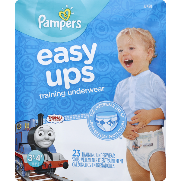 Diapers & Wipes Pampers Training Underwear, 3T-4T (30-40 lb), Thomas & Friends, Jumbo hero