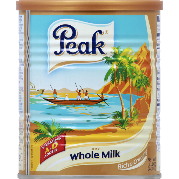 Prepared Meals PEAK Whole Milk, Dry hero