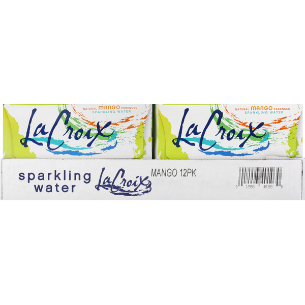 Water, Seltzer & Sparkling Water LaCroix Sparkling Water, Mango hero