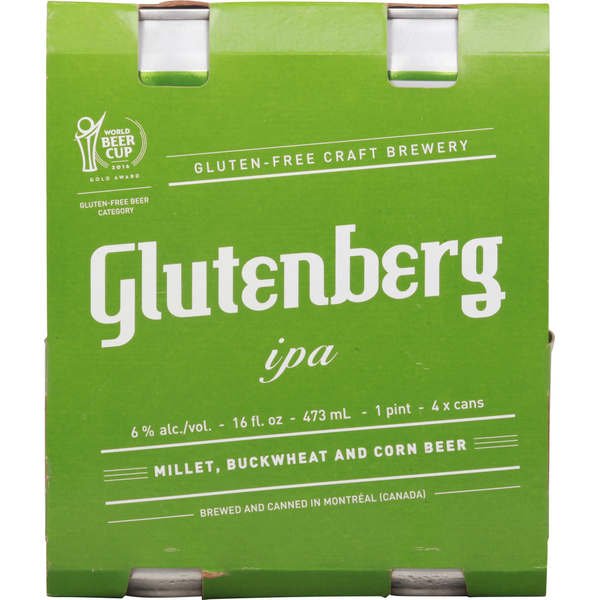 Beers & Coolers Glutenberg Beer, IPA hero