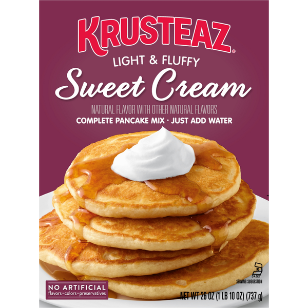 Hot Cereal & Pancake Mixes Krusteaz Sweet Cream Pancake & Waffle Mix hero