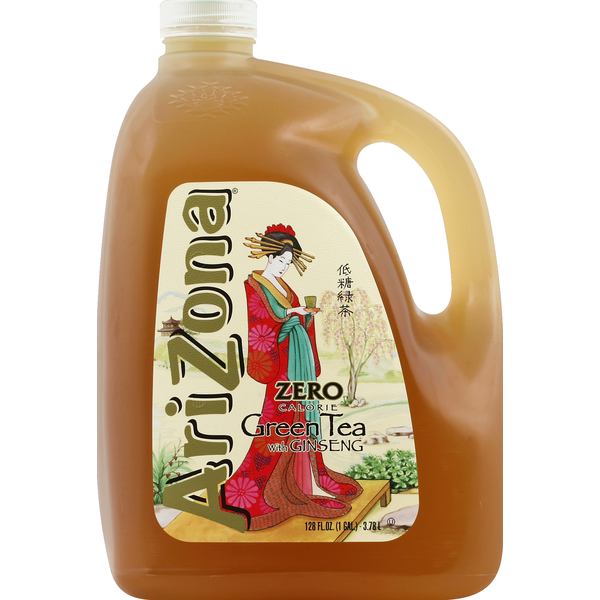 Coffee & Teas (Ready to Drink) AriZona Green Tea, Zero Calorie, with Ginseng hero