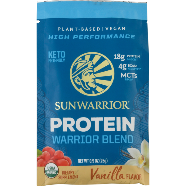 Protein & Meal Replacements Sunwarrior Protein Warrior Blend, Vanilla Flavor hero