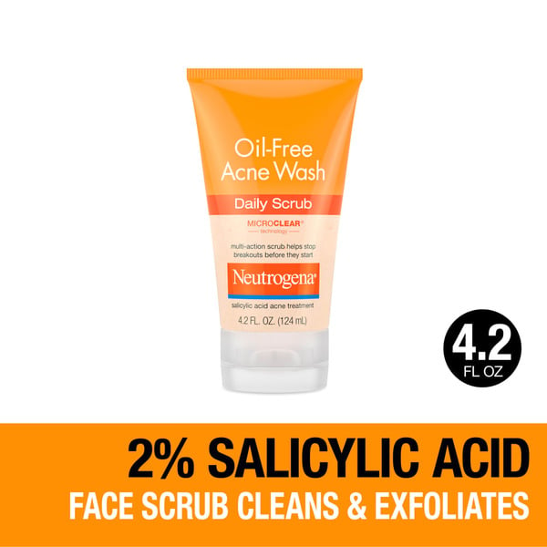 Facial Care Neutrogena Oil-Free Acne Face Scrub With 2% Salicylic Acid hero