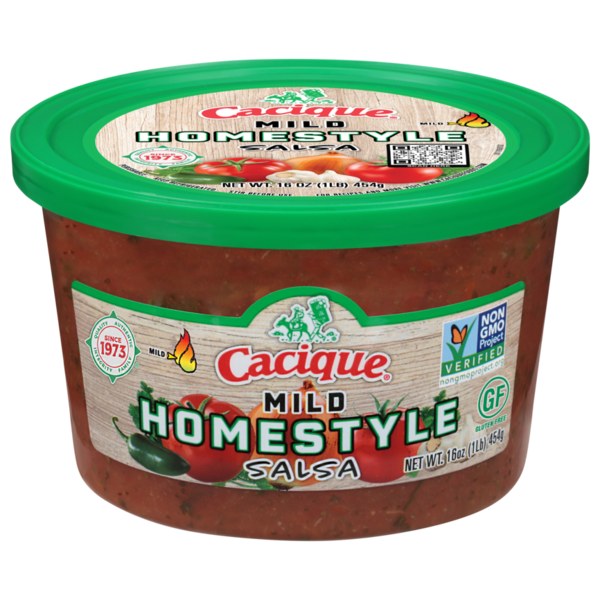 Fresh Dips & Tapenades Cacique Salsa, Homestyle, Mild hero