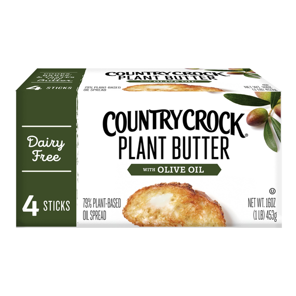 Butter Country Crock Dairy Free Vegan Plant Butter with Olive Oil hero