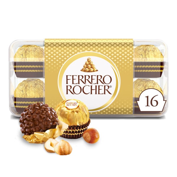 Ferrero Rocher Fine Hazelnut Chocolates Gift Box, T16 - Milk Chocolate Hazelnut hero