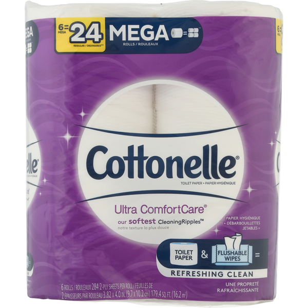 Paper Goods Cottonelle Ultra ComfortCare Toilet Paper hero