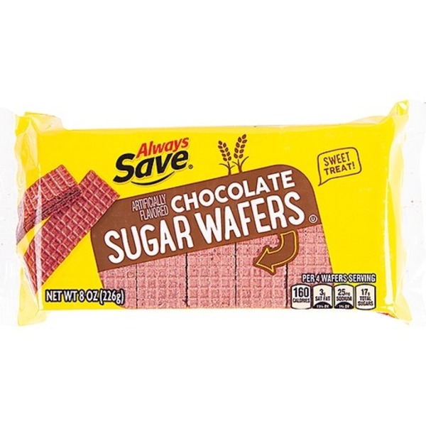 Crackers Always Save Chocolate Sugar Wafers hero