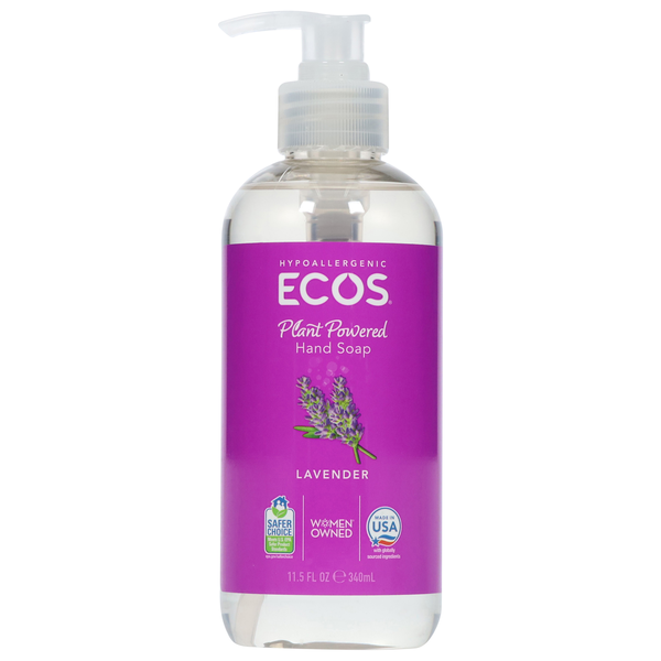 Ecos Hand Soap, Plant Powered, Lavender hero