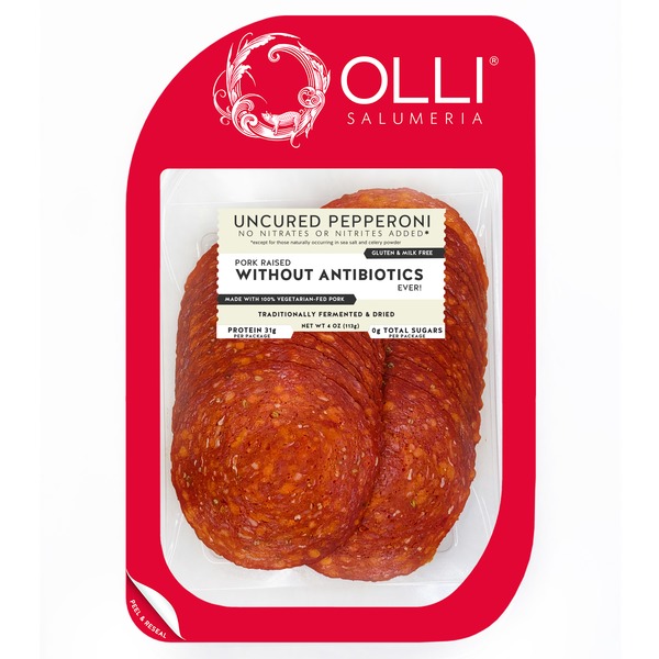 Lunch Meat Olli Salumeria Pepperoni Pre-Sliced hero