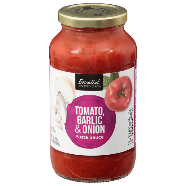 Pasta Sauce Essential Everyday Pasta Sauce, Tomato, Garlic & Onion hero