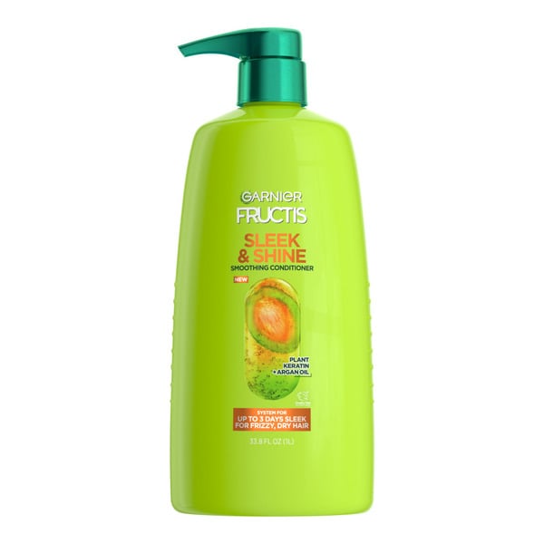 Beauty Garnier Sleek & Shine Conditioner, Frizzy, Dry, Unmanageable Hair hero