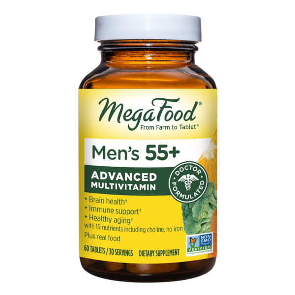 Dietary Supplements MegaFood Men's 55+ Advanced Multivitamin hero