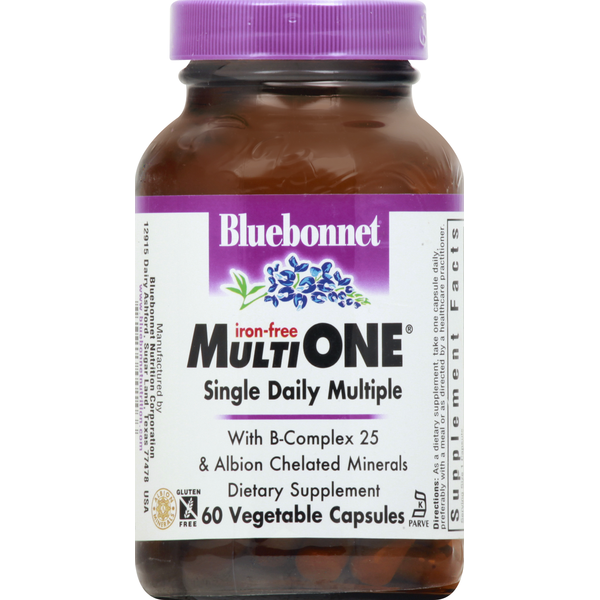 Multi Vitamins Bluebonnet Multi One, Iron-Free, Vegetable Capsules hero