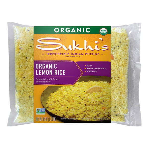 Prepared Meals Sukhi's Indian Organic Lemon Rice Side Dish hero