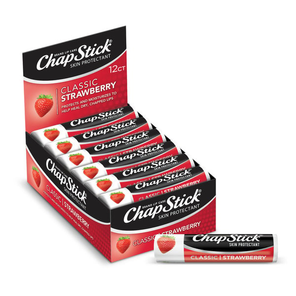 Facial Care ChapStick Lip Balm Sticks, Classic Strawberry hero