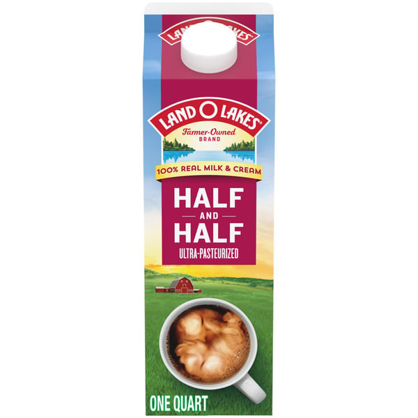 Creamer Land O Lakes Traditional Half And Half hero