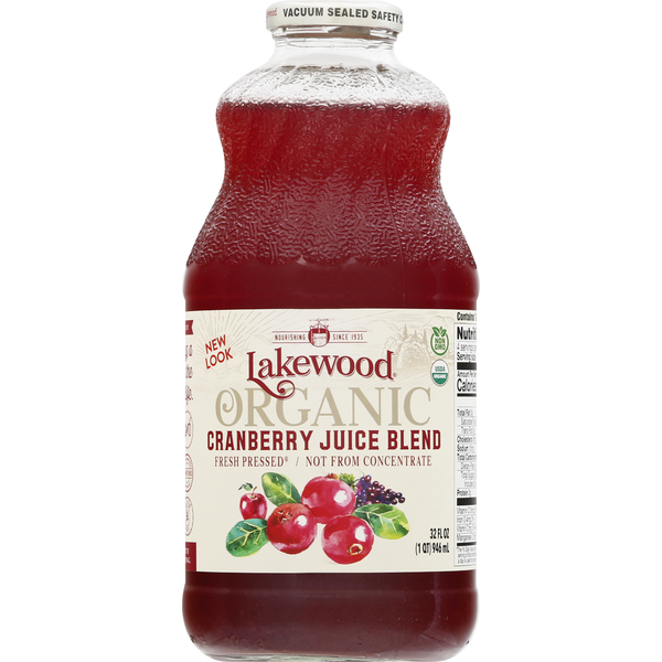 Juice & Nectars Lakewood Juice Blend, Organic, Cranberry hero