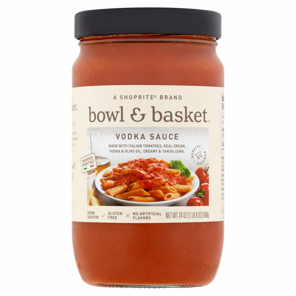 Pasta Sauce Bowl & Basket Vodka Sauce hero