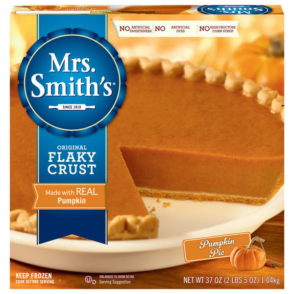 Frozen Dessert Mrs. Smith's Original Flaky Crust Pumpkin Pie hero