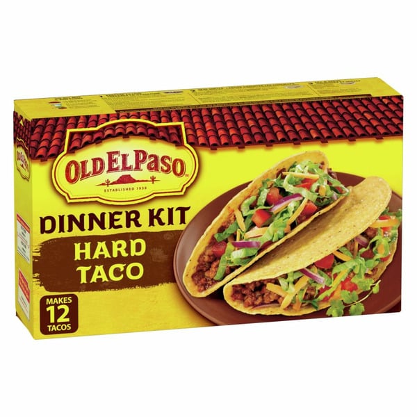 Chips & Pretzels Old El Paso Hard Taco Dinner Kit hero