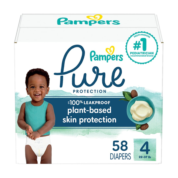 Diapers & Wipes Pampers Pure Protection Size 4 Diapers hero