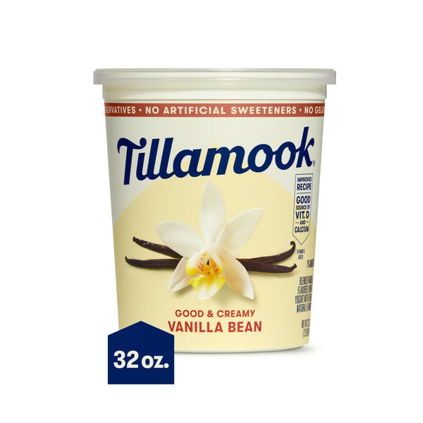 Yogurt Tillamook Vanilla Bean Low-Fat Yogurt hero