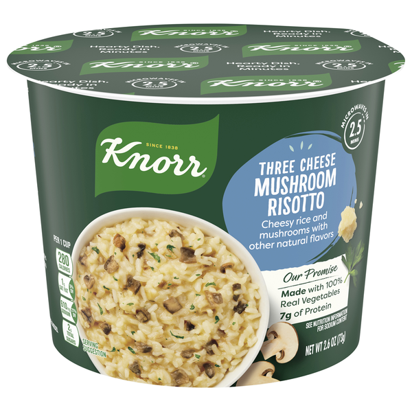 Instant Foods Knorr Risotto, Three Cheese Mushroom hero