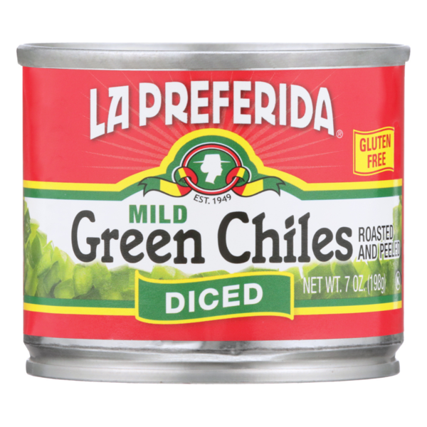 Canned & Jarred Vegetables La Preferida Mild Diced Green Chiles, Roasted & Peeled hero