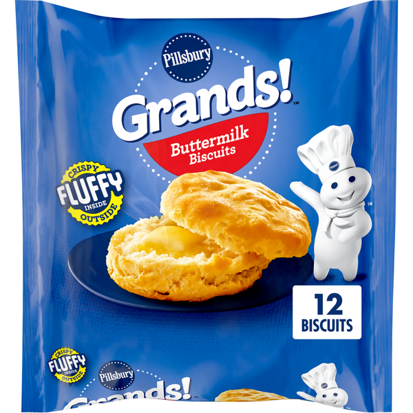 Frozen Breads & Doughs Pillsbury Grands! Frozen Buttermilk Biscuits hero