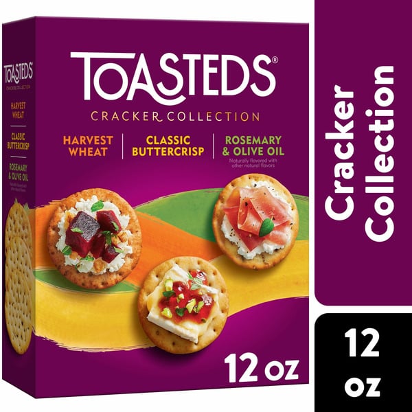 Crackers Toasteds Crackers, Party Snacks, Lunch Snacks, Variety Pack hero