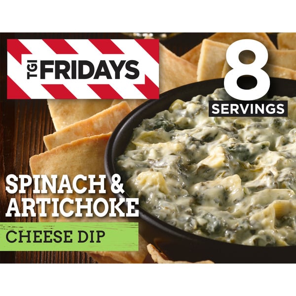 Appetizers & Sides TGI Fridays Spinach & Artichoke Cheese Dip Frozen Snack hero