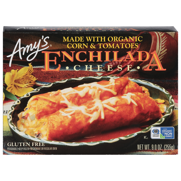 Frozen Meals Amy's Kitchen Cheese Enchilada hero