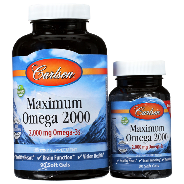 Vitamins & Supplements Carlson Maximum Omega 2000 hero