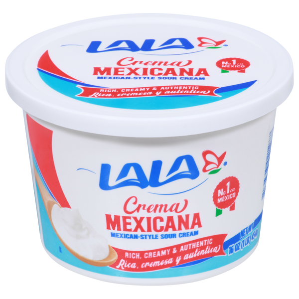 Cream LALA Sour Cream, Mexican-Style hero