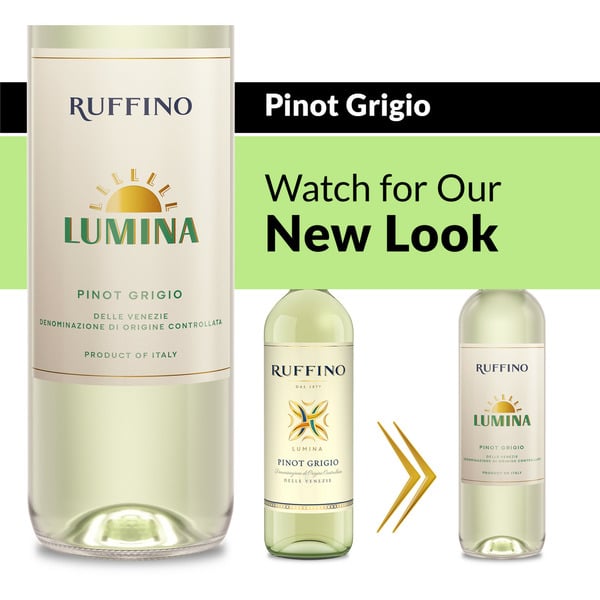 White Wine Ruffino Lumina DOC Pinot Grigio, Italian White Wine hero