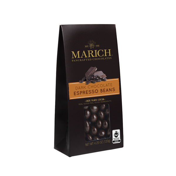 Candy & Chocolate Marich Pancrafted Chocolates Dark Chocolate Espresso Beans hero