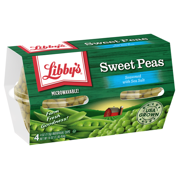 Canned & Jarred Vegetables Libby's Sweet Peas Lightly Seasoned with Sea Salt hero