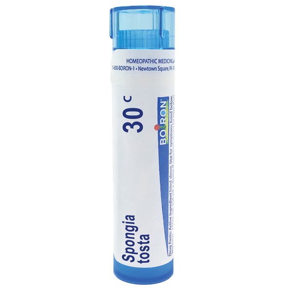 Vitamins & Minerals Boiron Spongia Tosta 30C, Homeopathic Medicine for Croupy Cough hero