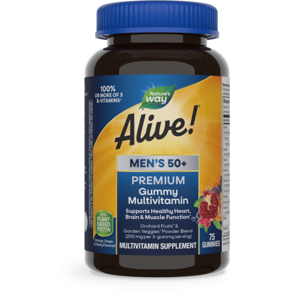 Vitamins & Supplements Nature's Way Alive!® Premium Mens 50+ Gummy Multivitamin hero