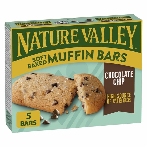 Nature Valley Soft Baked Muffin Bars Chocolate Chip hero